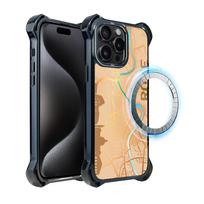 Etui Do Iphone 15 Pro Ibizu Dropguard Ultra Z Magsafe, Mapy Świata, Rome