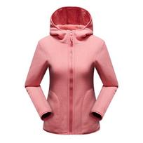 Unisex Thickened Double-Sided Fleece Jacket, Hooded, Sporty, Sherpa Warm Outerwear for Autumn/Winter M