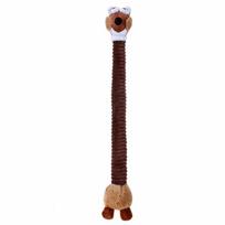 Cartoon Shape Squeaky Dog Toy Bite Resistant Interactive Dog Toy  Medium Large Dogs