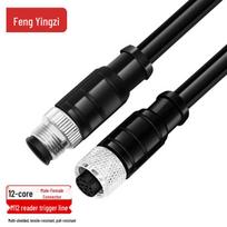 M12 12-Pin Type A Aviation Sensor Connector Cable