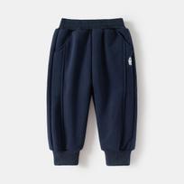 Boys Fleece Lined Jogger Pants Thick Warm Sweatpants Autumn Winter Sports Trousers for Toddler and Kids 90cm