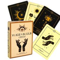 10,5*7,3 cm Sielų balsas Oracle 44 pilnų spalvų kaladės dvasių vedliai ir sielos Love Oracle kortos Tarot pradedantiesiems
