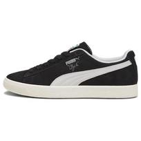 Puma Clyde Hairy Suede - Black Men Sneakers Frosted-Ivory 393115-02 36