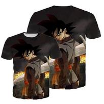 Vasaros moteriški vyriški marškinėliai trumpomis rankovėmis Dragon Ball Fitness Drabužiai Nauji vyriški marškinėliai Cosplay marškinėliai XS