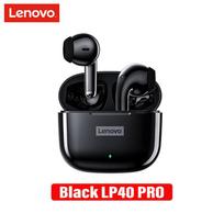 Lenovo LP40 Pro TWS Ausinės Belaidės Bluetooth 5.1 Sportinis triukšmą mažinančios ausinės Jutiklinis valdymas 250mAh juoda