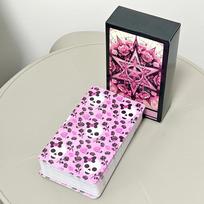 Rožinės gotikos temos 78 vnt Taro kortos 10,3*6cm pink