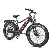 JOBOBIKE RObin 250W Baterija 48V 14.5Ah Stabdžiai Tektro stabdžių sistema Shimano 7 pavarų Padangos CST/Kenda 26 x 4.0  44kg juoda