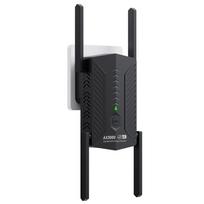 3000Mbps Belaidis WiFi Kartotuvas Wi-Fi 6 Signalo Stiprintuvas Dvi Juostos 2,4/5 GHz WiFi Plėtiklis Maršrutizatorius Didelio Nuotolio Stiprintuvas Namams Biurui eu plug juoda