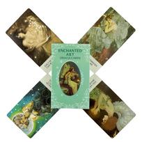 Enchanted Art Oracle Cards A 42 Deck Tarot English Visions Divination Edition Borad Playing Games