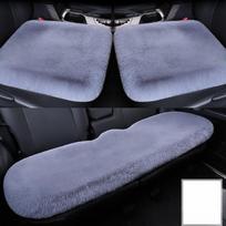 1 vnt. Pastorintas žieminis automobilio pliušinis sėdynės pagalvėlė, Šilta sėdynės pagalvėlė, Biuro sėdynės pagalvėlė thickened square pad