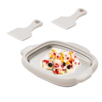 Rolled Ice Cream Maker Multifunction Innovative Efficient Small Frozen Yogurt Maker for Making Frozen Yogurt Rolled Ice balta