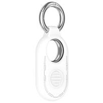 For Samsung Galaxy SmartTag 2 Locator Case Keychain Anti-lost Cover Sleeve Protective Case For Smart Tag 2 Soft Silicone Case Galaxy SmartTag 2 balta