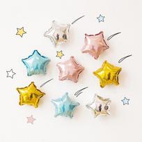 Five-Pointed Star Aluminum Foil Balloon for Birthday and Graduation Decorations