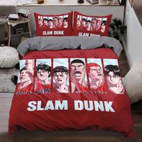 Comforter 3D Cartoon Slam Dunk Bedding Sets Anime Gift For Teenagers Basketball Teenager S Multi-Size Comforter (quilt)-EU Single(135*200cm)3pcs