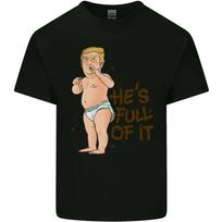Donald Trump Hes Full of It Sh!#t Funny Kids T-Shirt Childrens 3XL