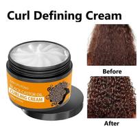 Black Castor Oil Curling Cream With Argan Oil Curl Enhancer Moisturizing & Frizz
