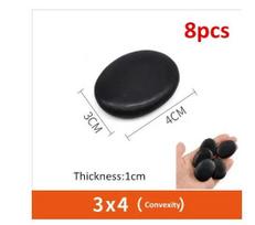 7x11cm 9x7cm 8x8cm Karštų akmenų masažas lavos akmenys Natūralios energijos masažas Spa akmenų rinkinys Uolienos bazalto didmeninė prekyba Kūno sveikatos priežiūra