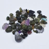 Uncut Rough Raw Natural Mix-Color 134.8 Ct Spinel CERTIFIED Loose Gemstone 8 mm each approx