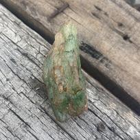 390.45 Ct Natural Emerald Green Rough Uncut Huge Size CERTIFIED Loose Gemstone 80.9 mm approx. žalia