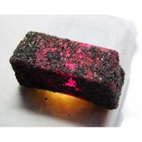25.8 Ct Natural Red Ruby Rough Dyed Raw Rough CERTIFED Loose Gemstone 38 mm approx