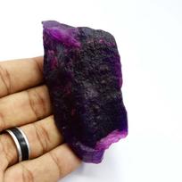 CERTIFIED Natural Purple 98 Ct Tanzanite Uncut Huge Rough Loose Gemstone 81 mm approx violetinė