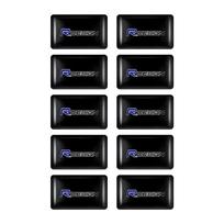 10/20/50pcs For Volvo Rdesign V40 V50 S40 S80 XC60 S90 XC90 S60 Car Styling Interior 3D Epoxy Sticker Decor Auto Accessories