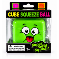 Antistresinis squishy kubas, minkštas sensorinis žaislas - Žalias