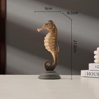 Simulated Seahorse Figurine Resin Handicrafts Marine Animal Table Decoration Decorative Figurines Room Decoration Accessories