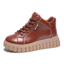 New Versatile Elevator Womens Boots Fashion Thick Sole Mesh Breathable Platform Mid Calf Boots for Daily Outdoor Wear 37