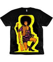 Black Panther - Militant Miss - 1970 - Organic T Shirt Mens Womens Tees Top S