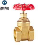 ZHUOXUAN TY-10 Brass Double Internal Thread Gate Valve DN20