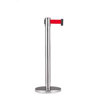 Stainless Steel Retractable Belt Barrier Stanchion 3-meter line