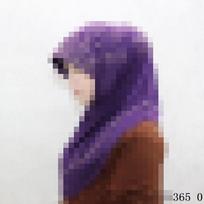 Pearl Handmade Beaded Women's Headscarf Elastic Inside žolės žalia spalva