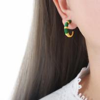Hong Kong Style Geometric Asymmetrical Titanium Steel Earrings - Retro Eagle Claw Design