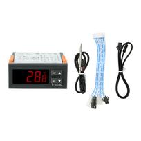 T-503C Digital Temperature Controller DC 24V Dual Sensor Laser Chiller Thermostat Multi Channel Control Intelligent Regulation
