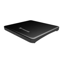 Transcend Bus-Powered Portable CDDVD Drive [Windows 10 Compatible] Slim Type  Windows & Mac Compatible Black 2-Year Warranty TS8XDVDS-K