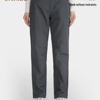 Camel Outdoor Windproof Waterproof Fleece-Lined Hiking Pants XL