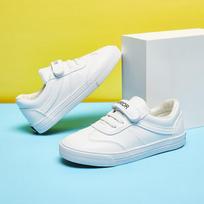 Warrior Kids TH17-007 White Velcro Shoes 27