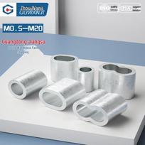 GUWANJI Steel Wire Rope Aluminum Ferrule M18 Oval