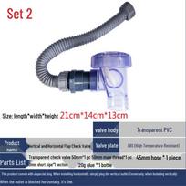 Huishida 50mm Kitchen Drain Anti-backflow Check Valve