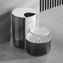 Wireless 3L Smart Pet Water Fountain Separate Dirty Clean Water Pourable Automatic Cat Water Dispenser White