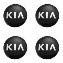 56mm Car Wheel Center Hub Caps Sticker Emblem Accessories For KIA EV6 Sorento Niro Stinger Ceed Carnival K5 K9 Soul Carens VQ Ca