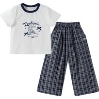 Disney Zootopia Girls' Summer Judy Print T-shirt & Anti-Mosquito Pants Set 160/80