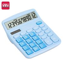 Deli Large Button Solar Office Calculator