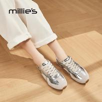 Millies Women's Genuine Leather German Trainer Shoes 39