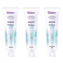 Shuke Whitening Enzyme Toothpaste Fresh Lime 3-Pack