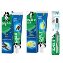 Darlie Bamboo Charcoal & Lime Mint Toothpaste Set with Toothbrush