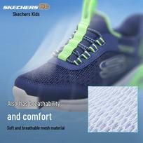 Skechers Kids Flash Slip-On Casual Running Shoes 27.5