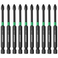 GREENER Impact Magnetic Cross Screwdriver Bit Set