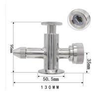 Langsaizebo Stainless Steel Quick-Install Level Gauge Angle Valve
